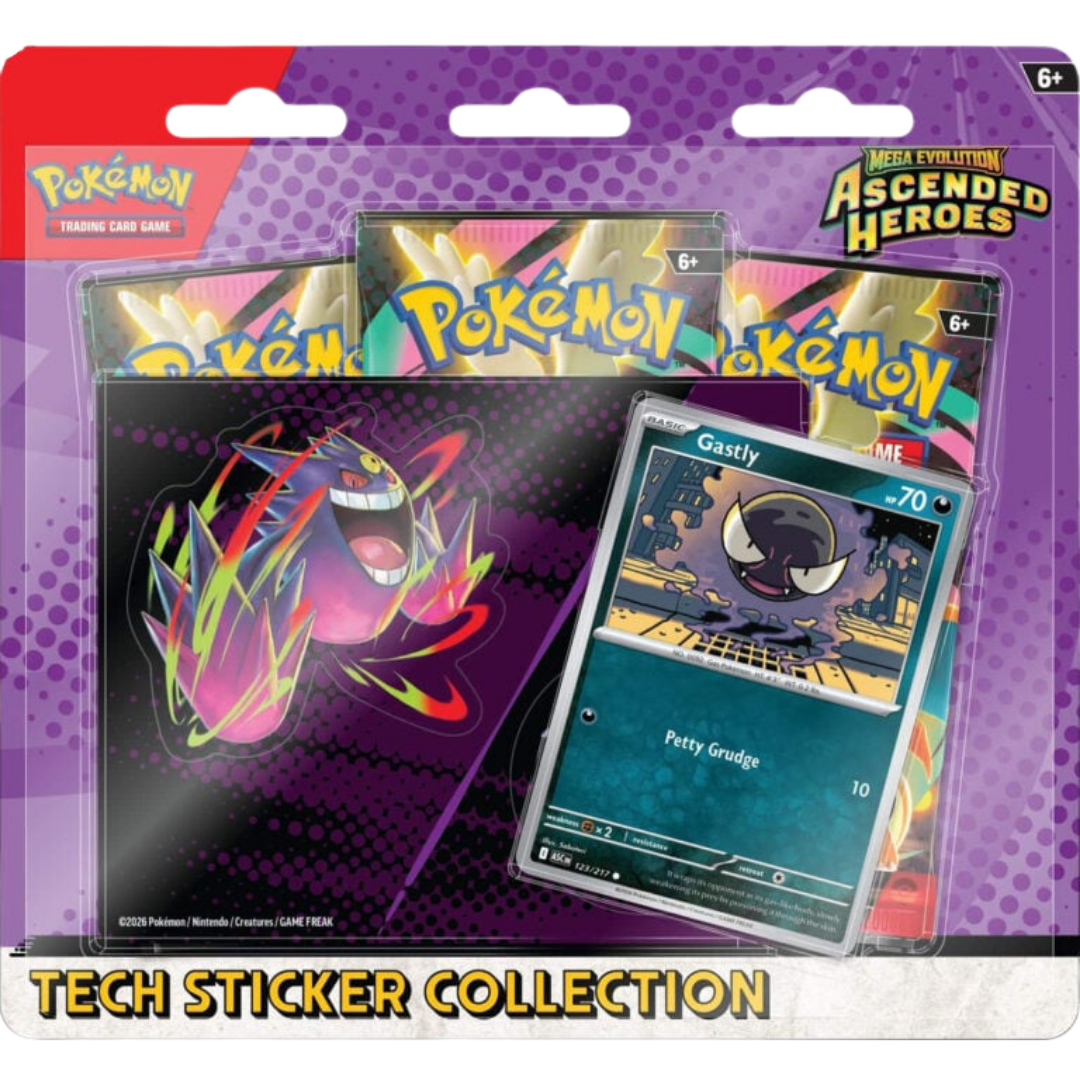 Pokemon - Mega Entwicklung 2.5 - Erhabene Helden - Tech Sticker Kollektion (Gengar) DE
