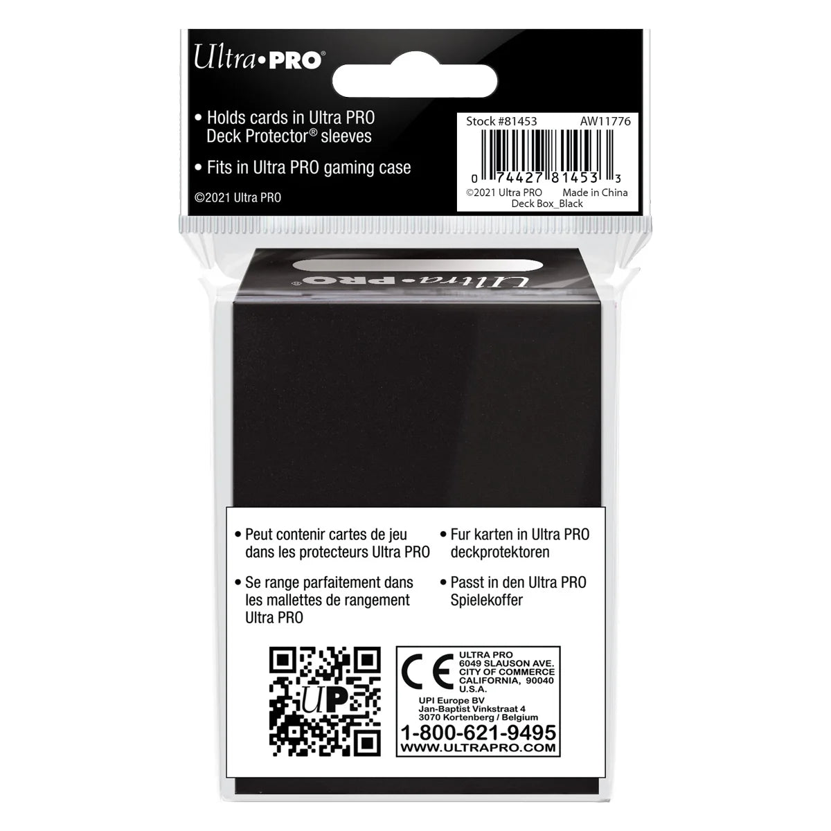Ultra Pro - PRO 80+ck Box: Black