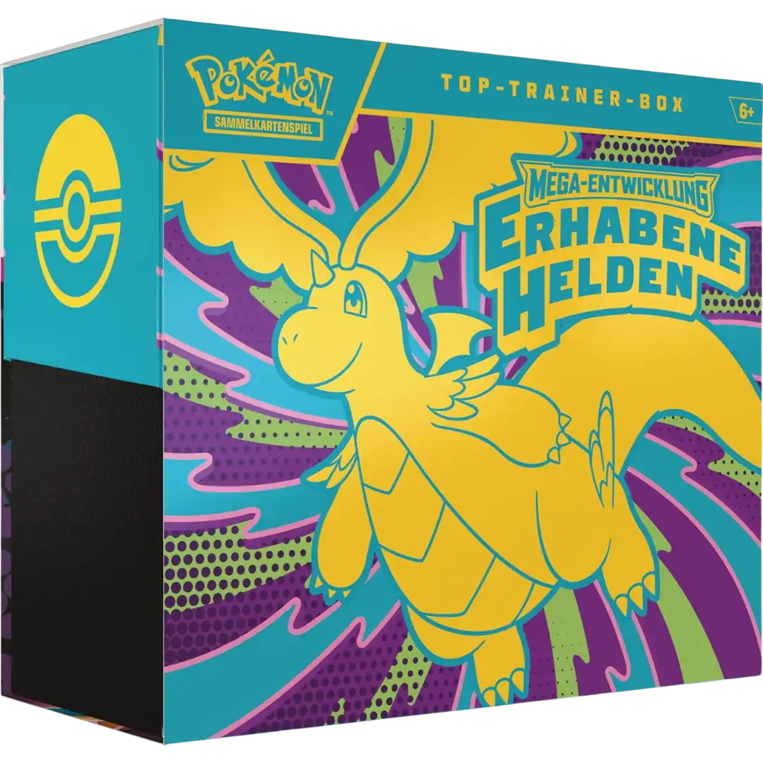 Pokemon - Mega Entwicklung 2.5 - Erhabene Helden - Top Trainer Box DE